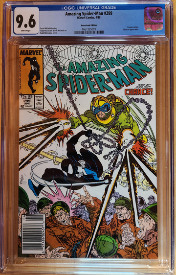Amazing Spider-Man #299 Newsstand CGC 9.6 - Venom