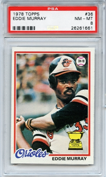 1978 Topps Eddie Murray PSA 8