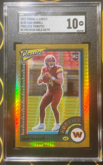 2022 Classics Sam Howell Timeless Tributes H2 Gold /99 SGC 10