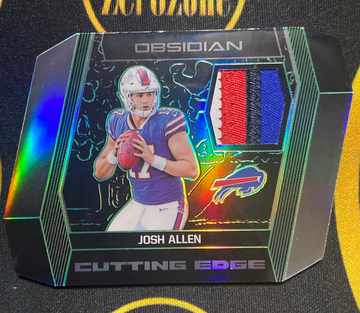 2018 Obsidian Josh Allen Cutting Edge /25 Rookie Patch 