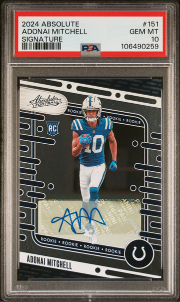 2024 Absolute Adonai Mitchell Signature Auto PSA 10