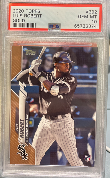 2020 Topps Gold Luis Robert PSA 10 /2020