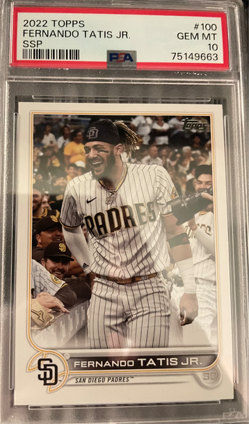 2022 TOPPS SSP #100 FERNANDO TATIS PSA 10  