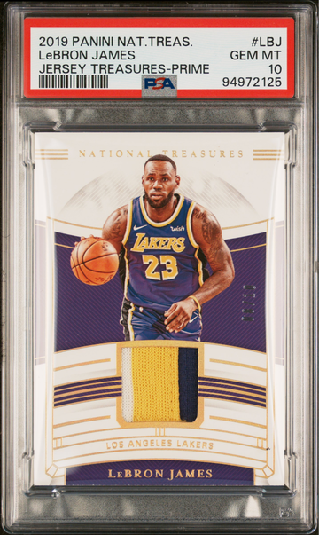 Lebron James /10 Prime Patch PSA 10