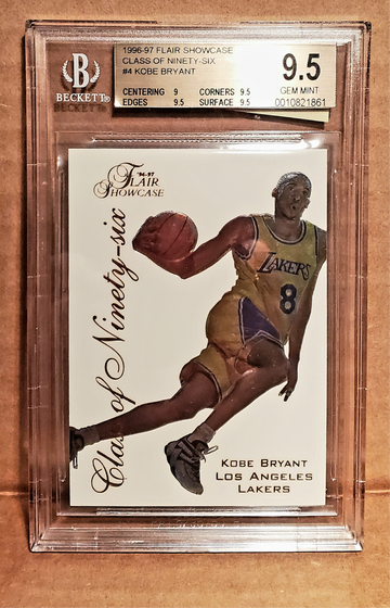 1996-97 FLAIR SHOWCASE Class of '96 KOBE BRYANT !!!