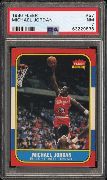 1986 Michael Jordan Fleer Rookie Card
