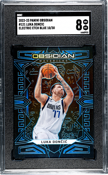 2022-23 Luka Doncic Electric Etch Blue 10/30