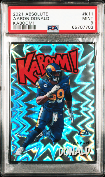 2021 Aaron Donald Kaboom PSA 9