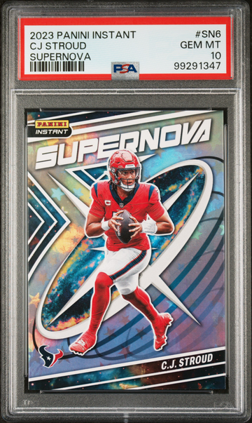 C.J. Stroud 2023 Panini Supernova NFL #SN-6 Football Card PSA 10 Gem Mint