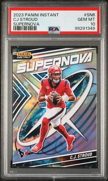 C.J. Stroud 2023 Panini Supernova NFL #SN-6 Football Card PSA 10 Gem