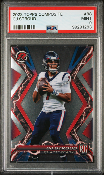 CJ Stroud 2023 Topps Resurgence Rookie NFL #98 Football Card PSA 9 Mint