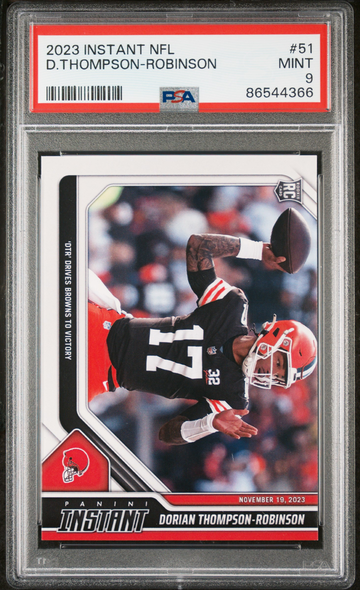 Dorian Thompson-Robinson 2023 Panini NFL Rookie 51 Card 1 of 134 PSA 9 Mint