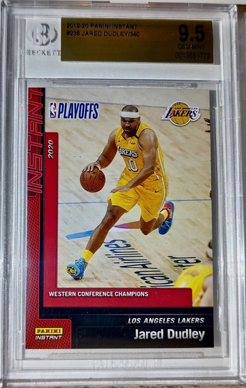 Jared Dudley 2019-20 Panini NBA #238 Basketball Card 1 of 340 BGS 9.5 Gem Lakers