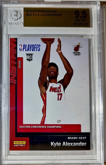 Kyle Alexander 2019-20 Panini NBA #250 Rookie Card 1 of 303 BGS 9.5 Gem Heat