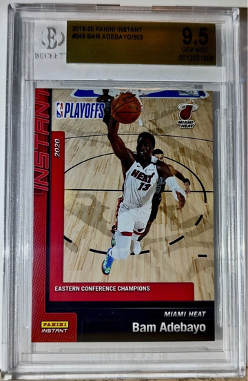 Bam Adebayo 2019-20 Panini NBA #249 Card 1 of 303 BGS 9.5 Gem Mint Miami Heat