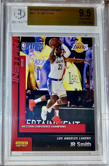 JR Smith 2019-20 Panini NBA #247 Card 1 of 340 BGS 9.5 Gem Mint LA Lakers