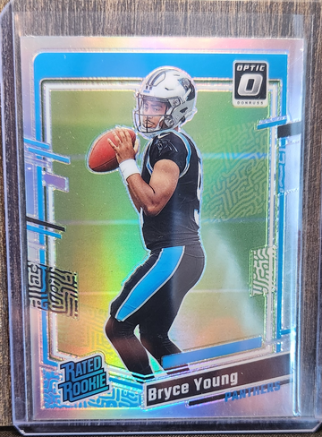 Bryce Young 2023 Donruss Optic Rated Rookie Holo Prizm #213