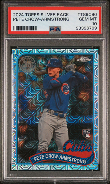 Pete Crow-Armstrong 2024 Topps Silver Pack PSA 10