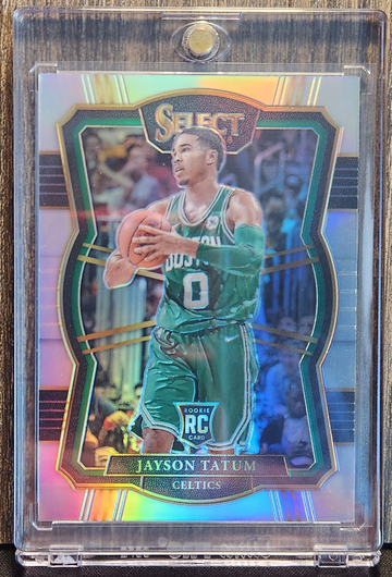 Jayson Tatum 2017 Select RC Premier Level #166 Silver Prizm