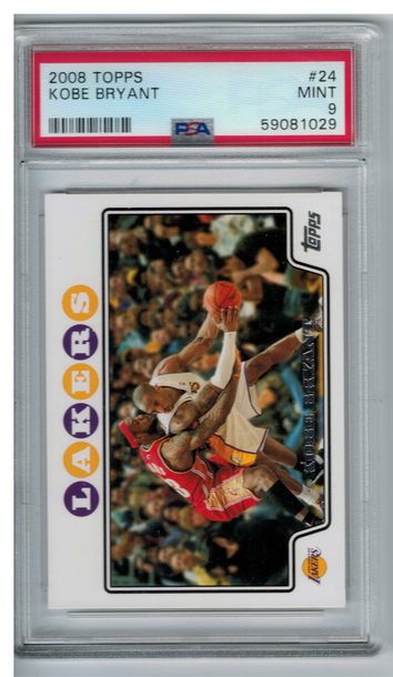 2008 Topps Kobe Bryant PSA 9