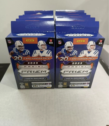 (10) 2023 NFL Prizm Hanger lot of 10