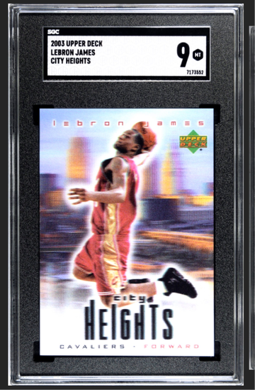 2003 Lebron Jame City Heights Rookie SGC9