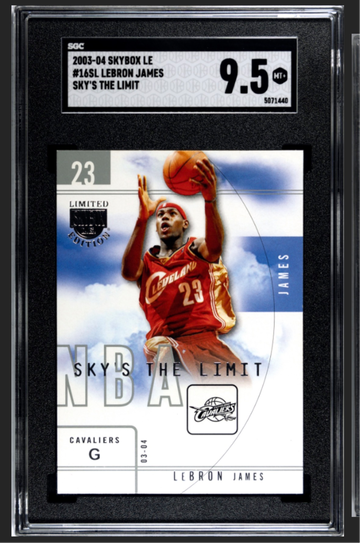 2003 Lebron James Sky’s the Limit Rookie SGC 9.5
