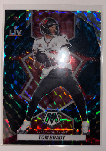 2022 Panini Mosaic Case Hit Genesis Prizm Tom Brady Super Bowl MVP 
