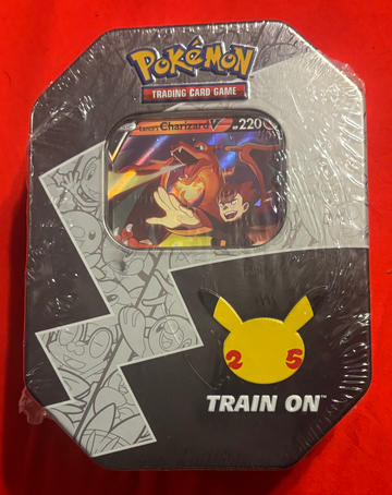 2021 Pokemon Celebrations Lance’s Charizard V Tin Sealed
