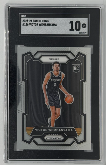 2023-24 Panini Prizm #136 Victor Wembanyama