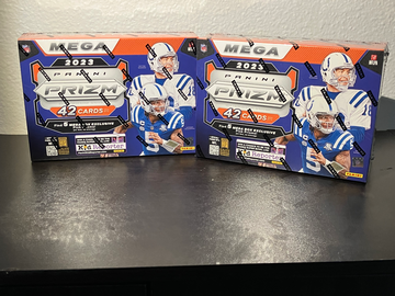 2023 Panini Prizm Mega Box - 2 Sealed Boxes