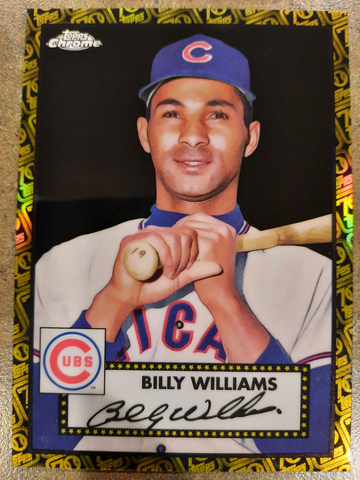 2021 Topps Chrome Platinum Anniversary Billy Williams Gold/Black Refractor /10 SSP