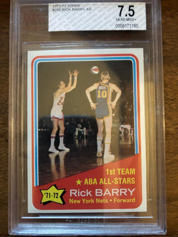 1972 Topps Rick Barry #250 BVG 7.5 ALL STAR