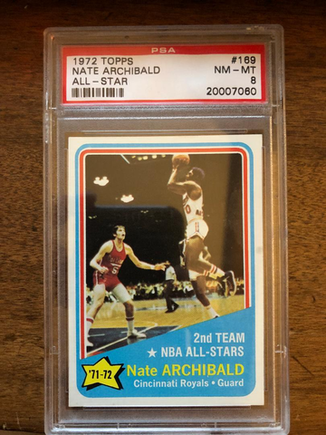1972 Topps Nate Archibald #169 PSA 8 ALL STAR