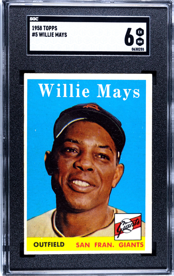1958 Topps Willie Mays #5 SGC 6