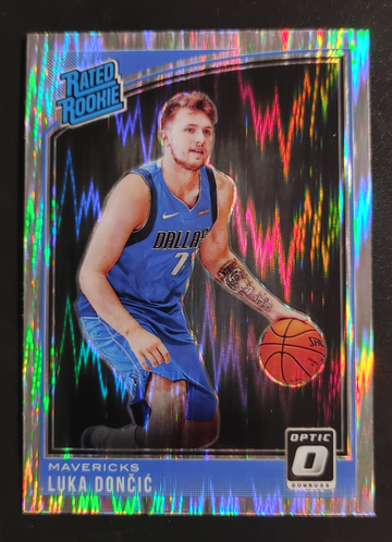 2018-19 Optic Luka Doncic RC Shock Holo Rookie