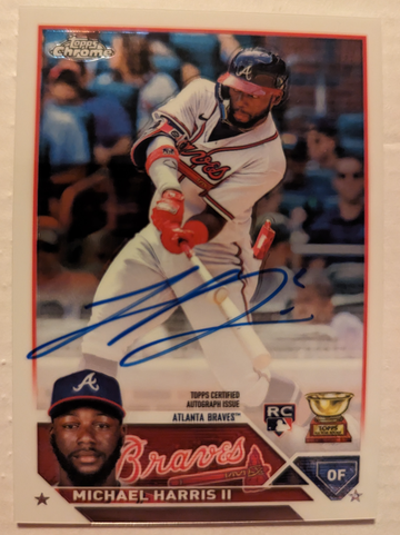 2023 Topps Chrome Michael Harris auto