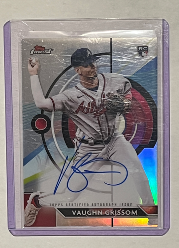 2023 Topps Finest Vaughn Grissom Auto RC Rookie