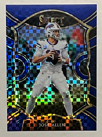 2020-21 Panini Select Josh Allen Blue Checkerboard /175 #22 SP Shortprint 