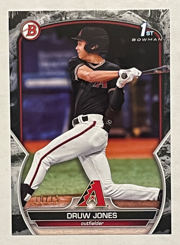 2023 Bowman Druw Jones Black /15 #BP-25