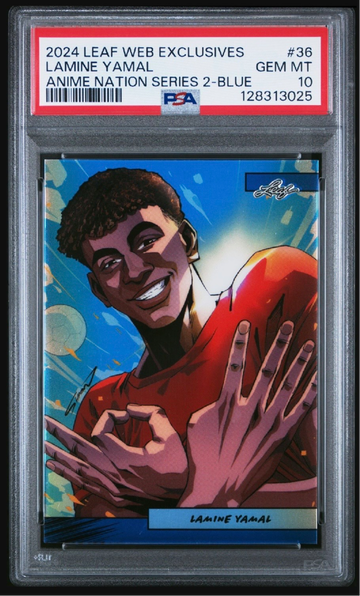 2024 Leaf Anime Lamine Yamal blue /75
