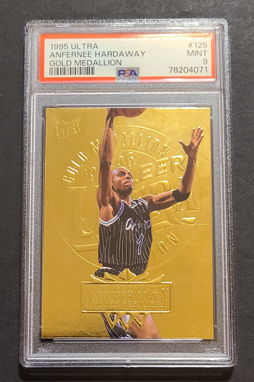 1995 ULTRA GOLD MEDALLION #125 ANFERNEE  HARDAWAY PSA 9 MINT