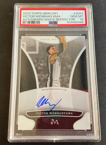 Victor Wembanyama Mercury Auto /35 PSA 10