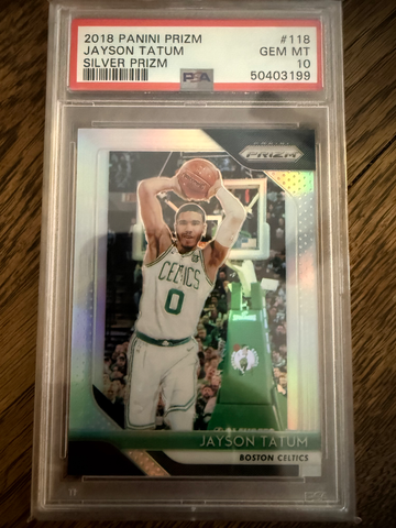 Jayson Tatum 2018 Panini Prizm Silver PSA 10 