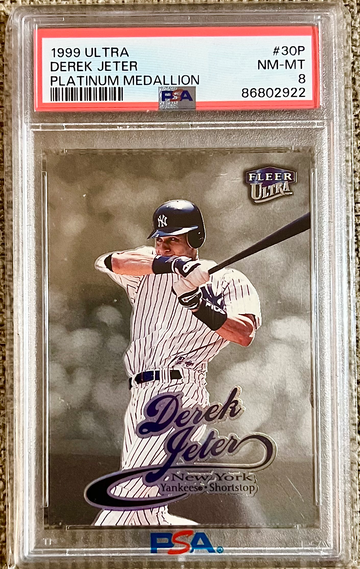 1999 Derek Jeter Ultra Platinum Medallion /99