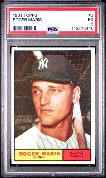 1961 Topps Roger Maris PSA 5