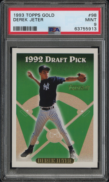1993 Topps Gold Derek Jeter PSA 9