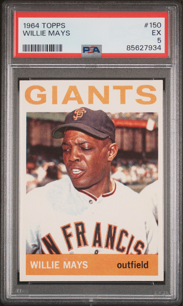 1964 Topps #150 WILLIE MAYS PSA 5 EX