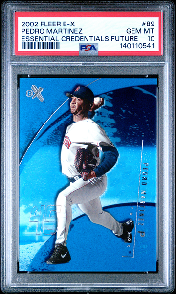  PEDRO MARTINEZ 2002 Fleer E-X #89 Essential Credentials Future /97 PSA 10 Gem Mint