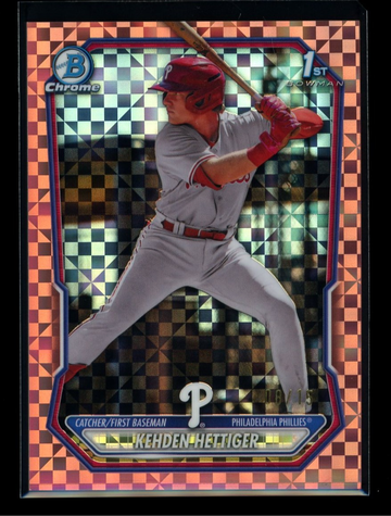 KEHDEN HETTIGER 2026 Bowman Chrome BCP101 Rose Gold X-Fractor Refractor 1st /15